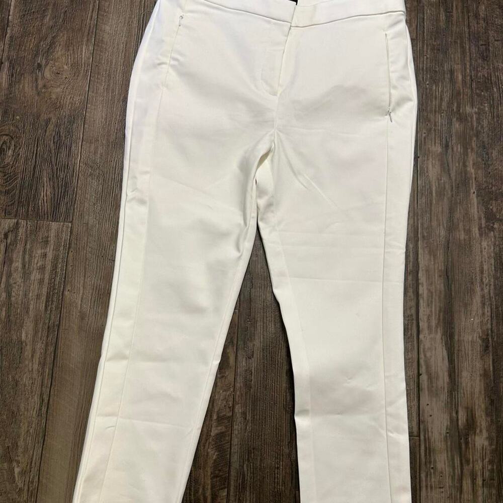 Loft white dress pants with